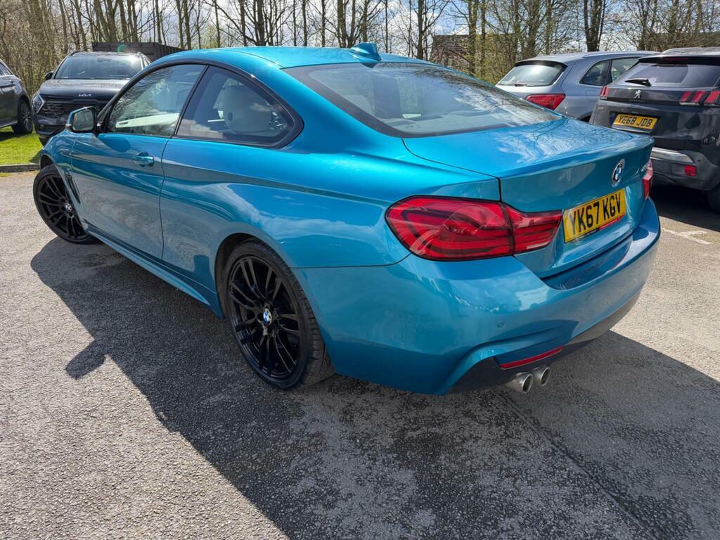 BMW 4 Series 3.0 430D M Sport Euro 6 S S YK67KGV Blue #4