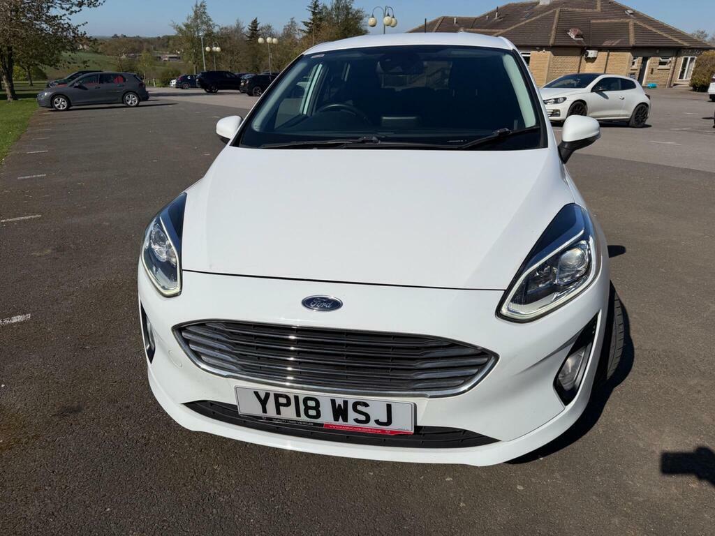 Ford Fiesta 1.0T Ecoboost Titanium Euro 6 S S YP18WSJ White #2