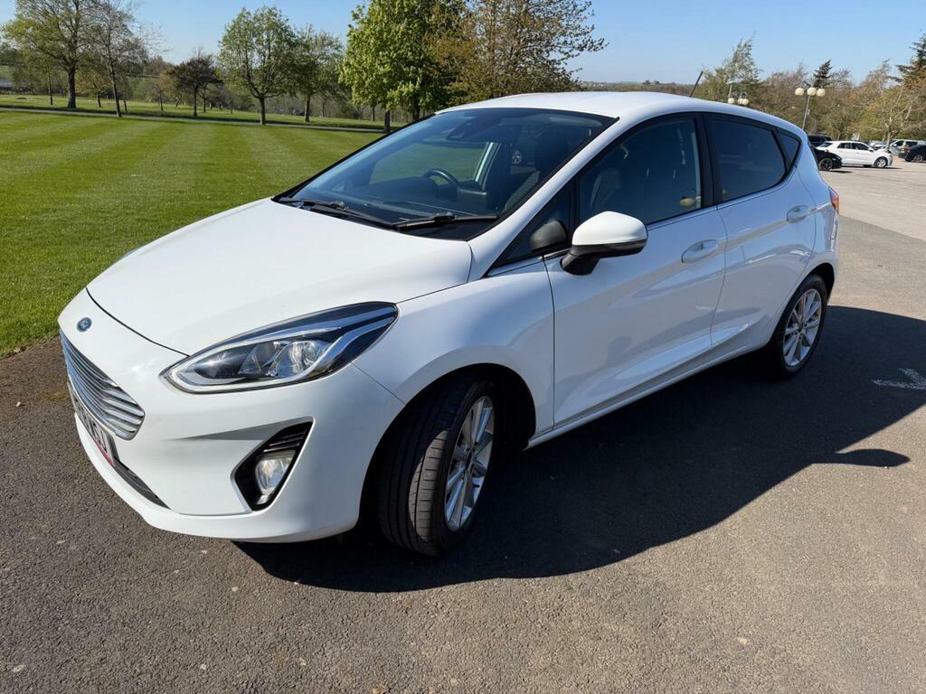 Ford Fiesta 1.0T Ecoboost Titanium Euro 6 S S YP18WSJ White #3