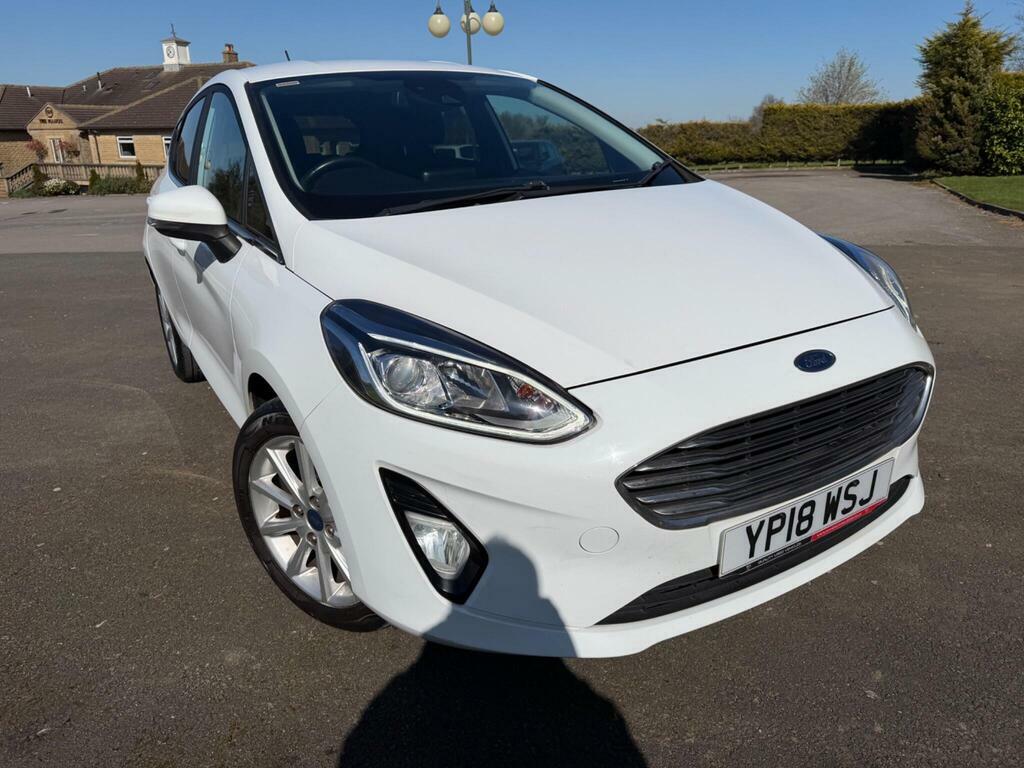 Ford Fiesta 1.0T Ecoboost Titanium Euro 6 S S YP18WSJ White #5