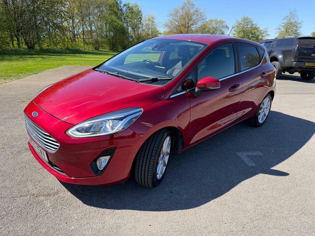 Ford Fiesta 1.0T Ecoboost Titanium Euro 6 S S AK67EWV Red #3