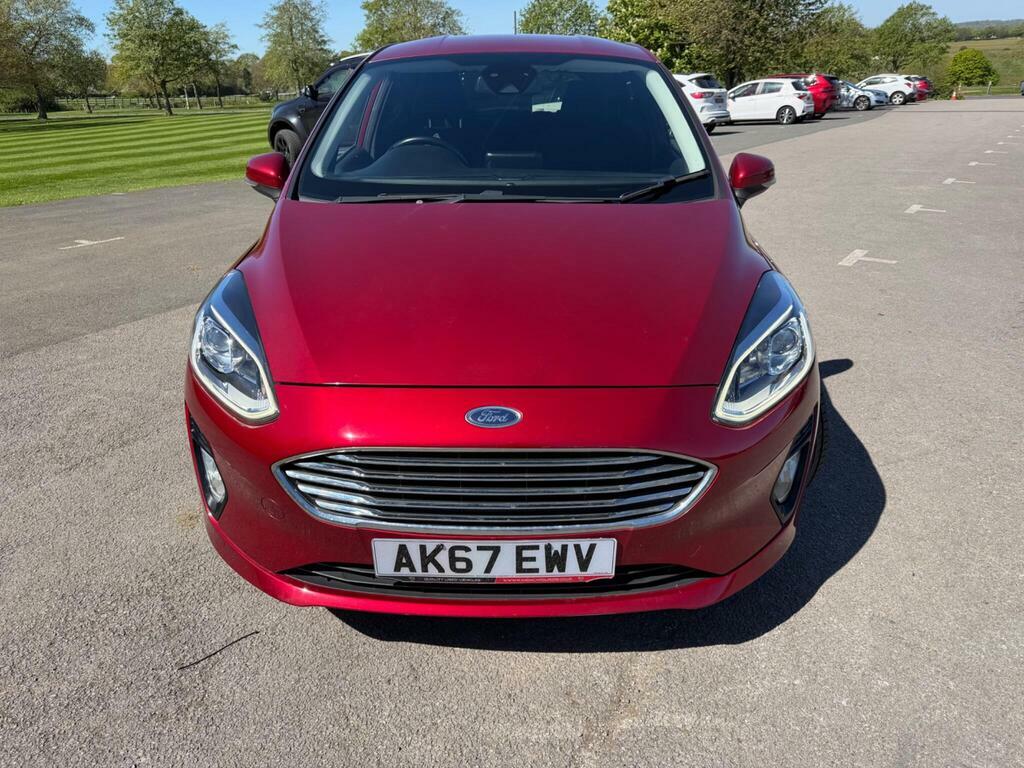 Ford Fiesta 1.0T Ecoboost Titanium Euro 6 S S AK67EWV Red #2