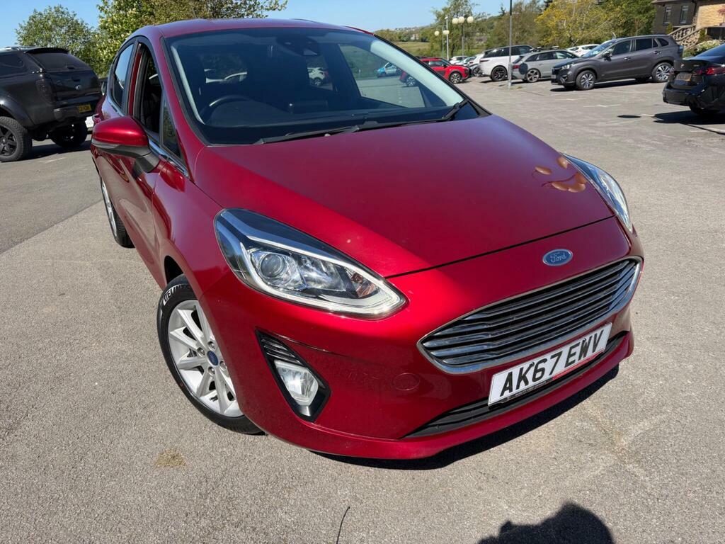 Ford Fiesta 1.0T Ecoboost Titanium Euro 6 S S AK67EWV Red #5
