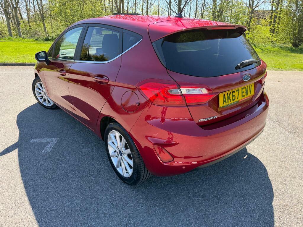 Ford Fiesta 1.0T Ecoboost Titanium Euro 6 S S AK67EWV Red #4