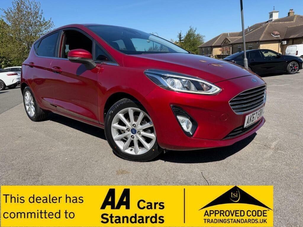 Ford Fiesta 1.0T Ecoboost Titanium Euro 6 S S Red