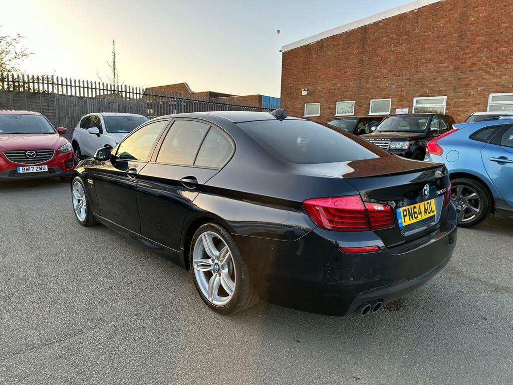 BMW 5 Series 2.0 520D M Sport Euro 6 S S PN64AOL Black #6