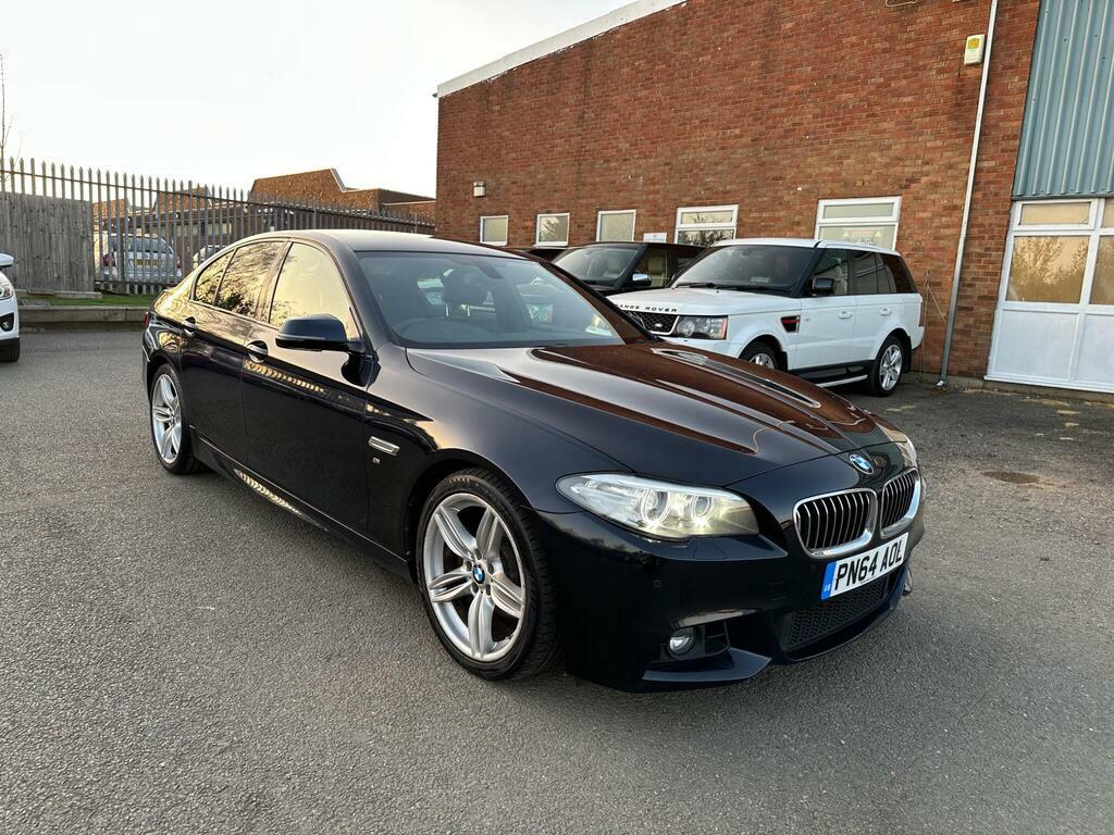 BMW 5 Series 2.0 520D M Sport Euro 6 S S PN64AOL Black #2