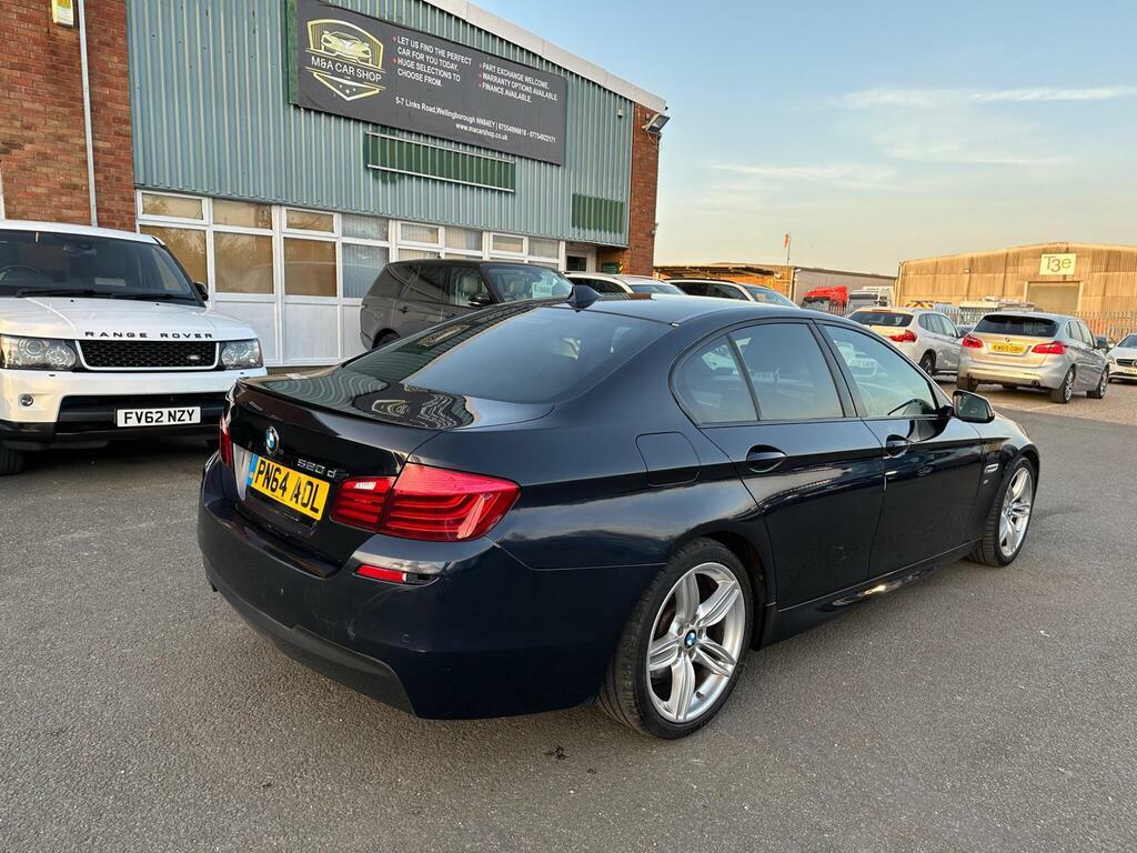 BMW 5 Series 2.0 520D M Sport Euro 6 S S PN64AOL Black #5