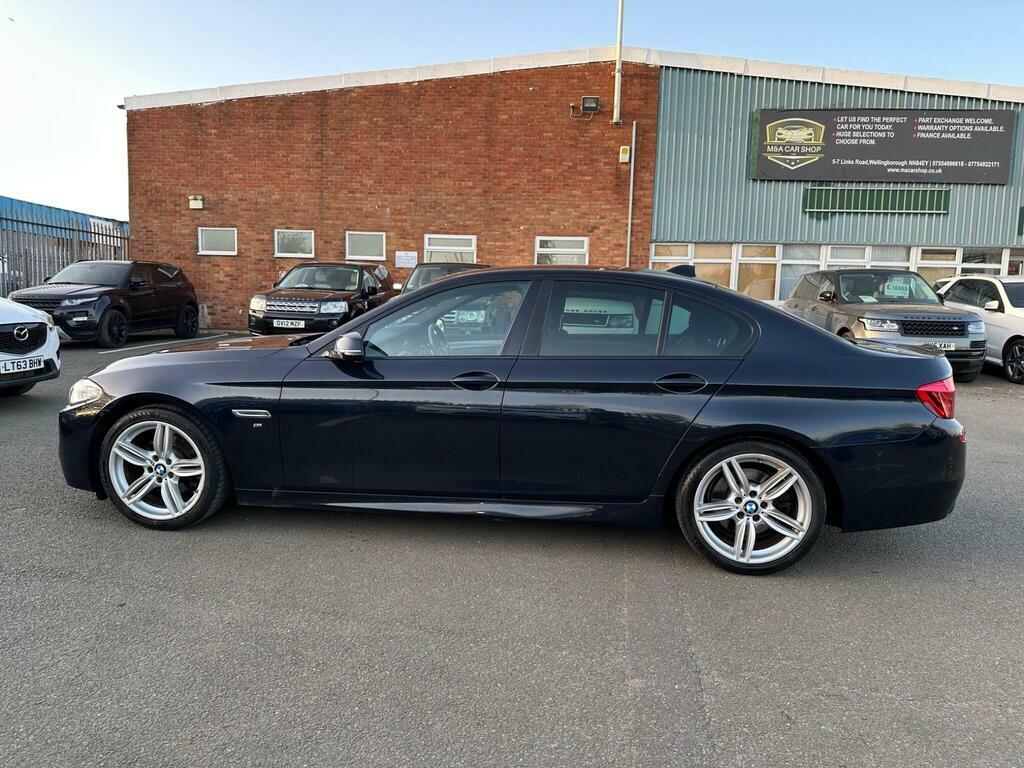 BMW 5 Series 2.0 520D M Sport Euro 6 S S PN64AOL Black #4