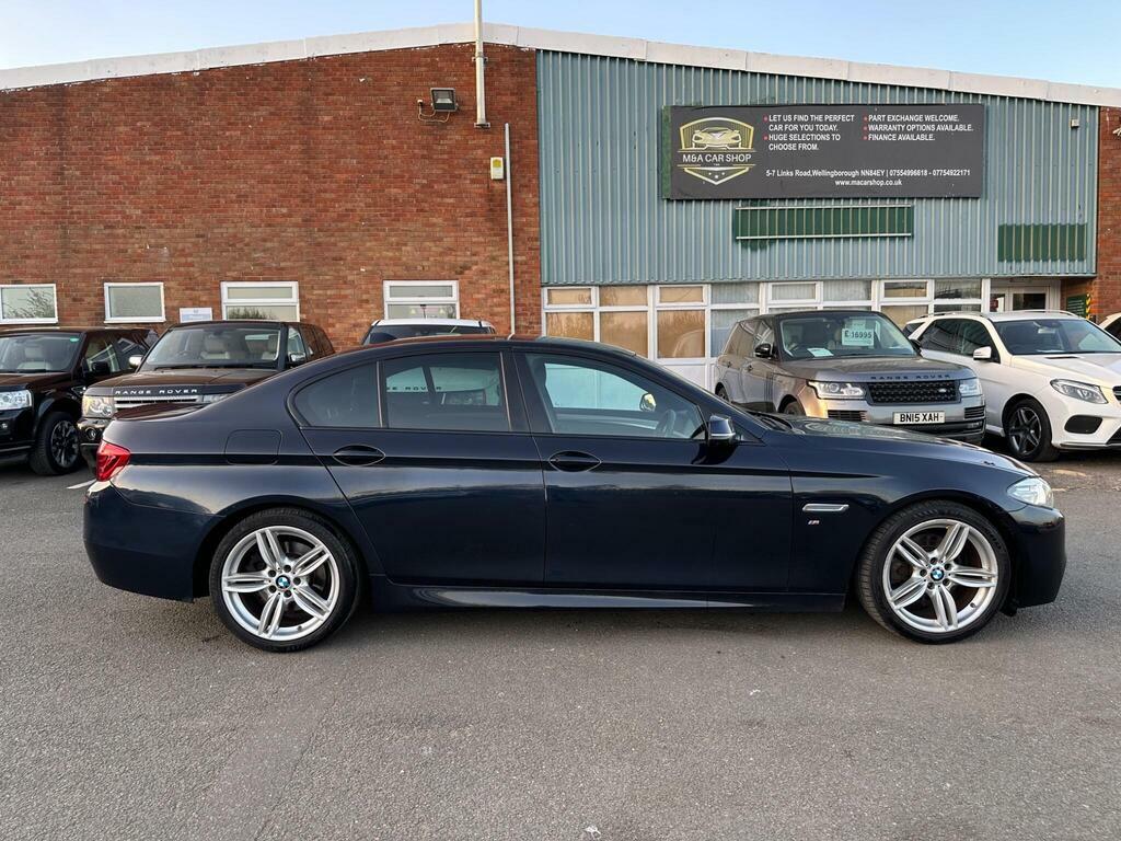 BMW 5 Series 2.0 520D M Sport Euro 6 S S PN64AOL Black #3