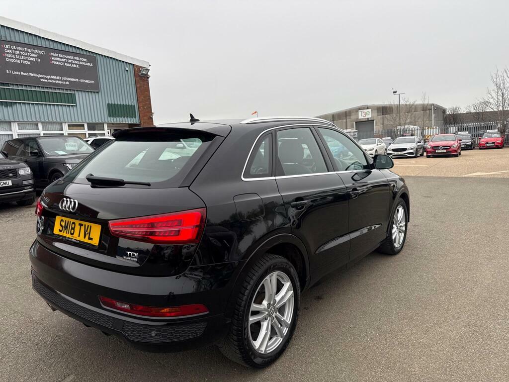 Audi Q3 2.0 Tdi S Line Edition Quattro Euro 6 S S SM18TVL Black #4