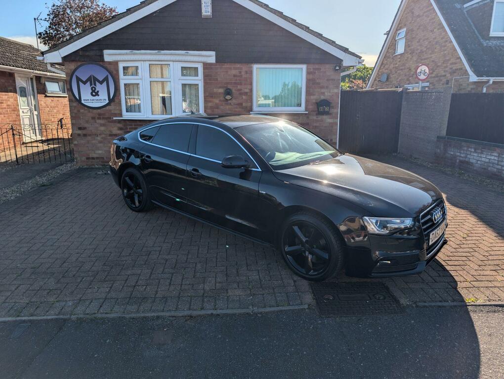 Audi A5 2.0 Tdi S Line Sportback Multitronic Euro 5 Ss Black #6