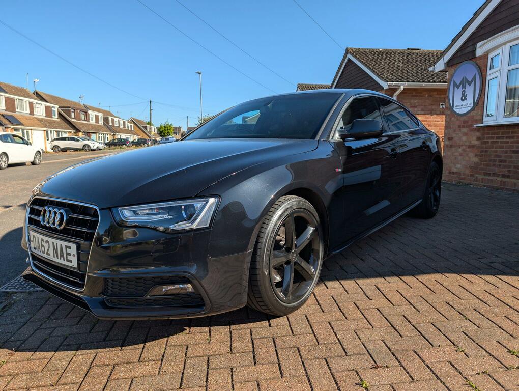 Audi A5 2.0 Tdi S Line Sportback Multitronic Euro 5 Ss Black #3