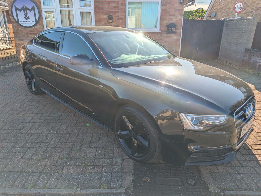 Audi A5 2.0 Tdi S Line Sportback Multitronic Euro 5 Ss Black #4