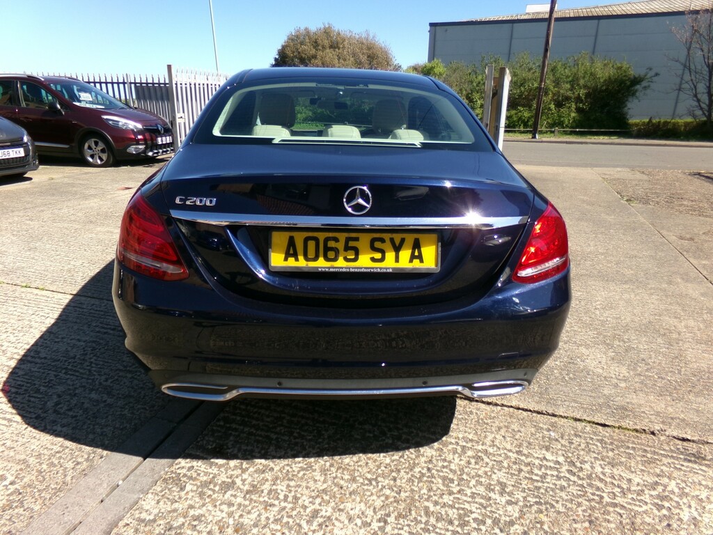 Mercedes-Benz C Class Saloon 2.0 C200 Sport 2015 AO65SYA Blue #6