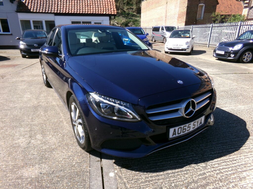 Mercedes-Benz C Class Saloon 2.0 C200 Sport 2015 Blue