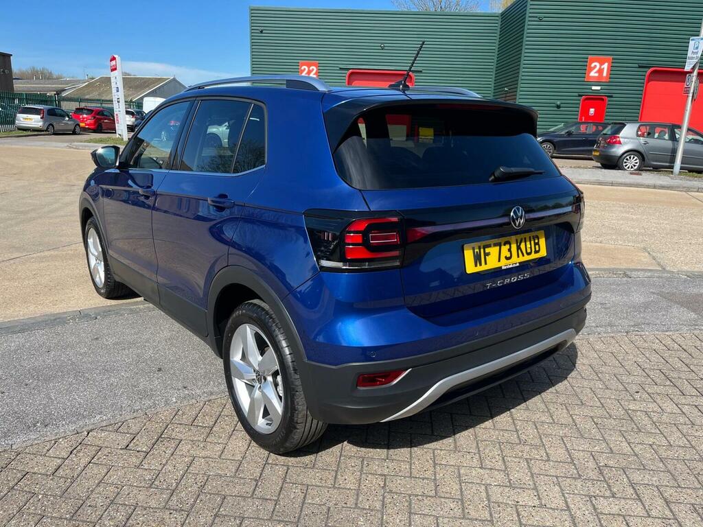 Volkswagen T-Cross Suv 1.0 Tsi Sel Dsg Euro 6 Ss 202373 WF73KUB Blue #4