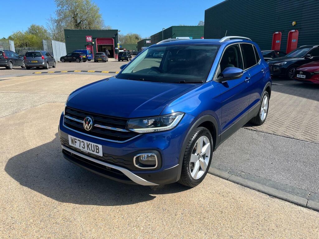 Volkswagen T-Cross Suv 1.0 Tsi Sel Dsg Euro 6 Ss 202373 WF73KUB Blue #3