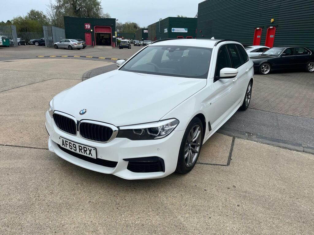 BMW 5 Series Estate 2.0 520D M Sport Touring Euro 6 Ss AF69RRX White #3