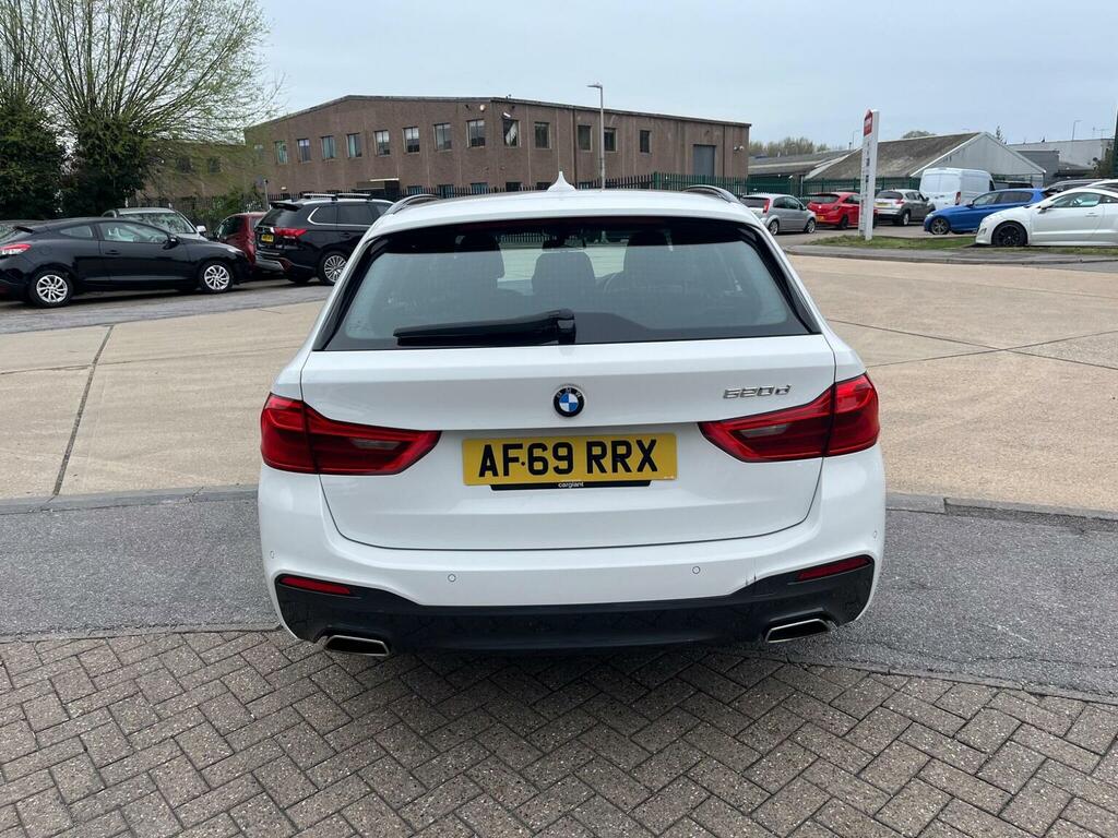 BMW 5 Series Estate 2.0 520D M Sport Touring Euro 6 Ss AF69RRX White #5