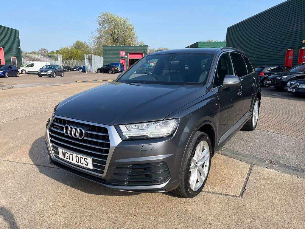 Audi Q7 Suv 3.0 Tdi V6 S Line Tiptronic Quattro Euro 6 S WG17OCS Grey #3