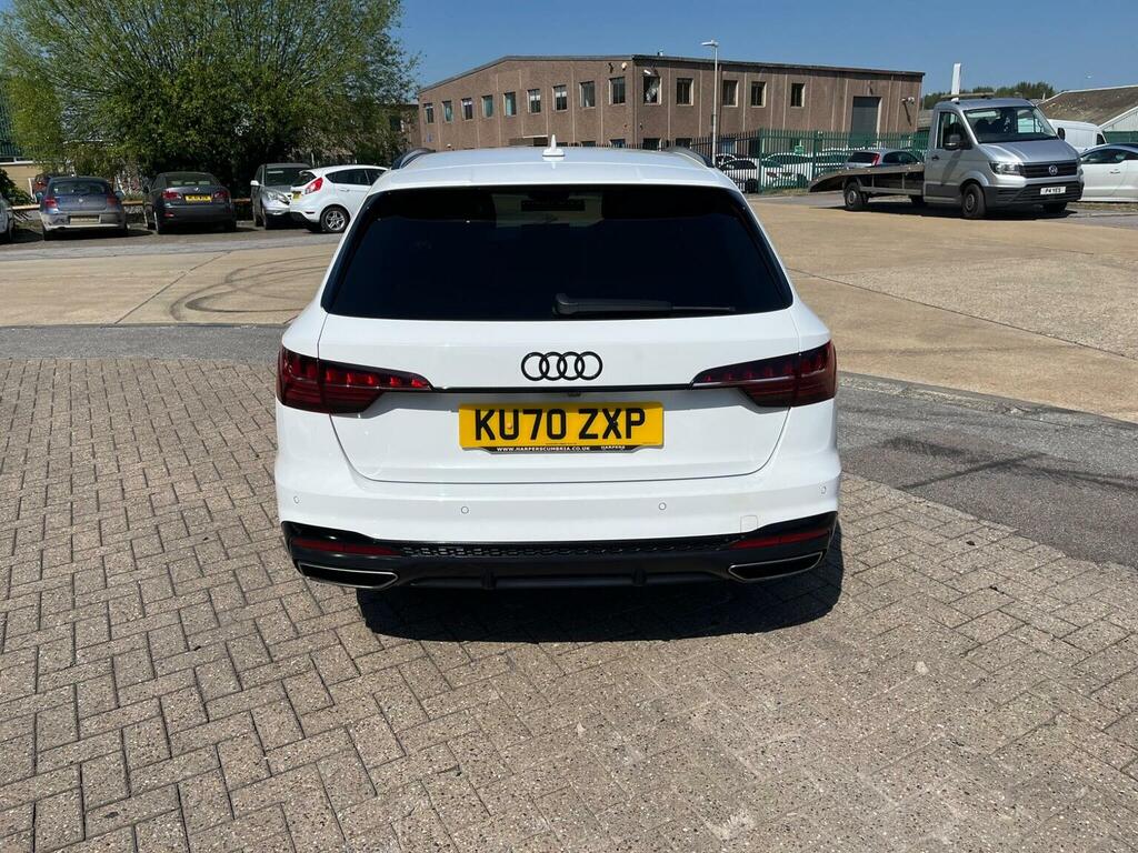 Audi A4 Avant Estate 2.0 Tdi 35 Black Edition S Tronic Euro 6 S KU70ZXP White #5