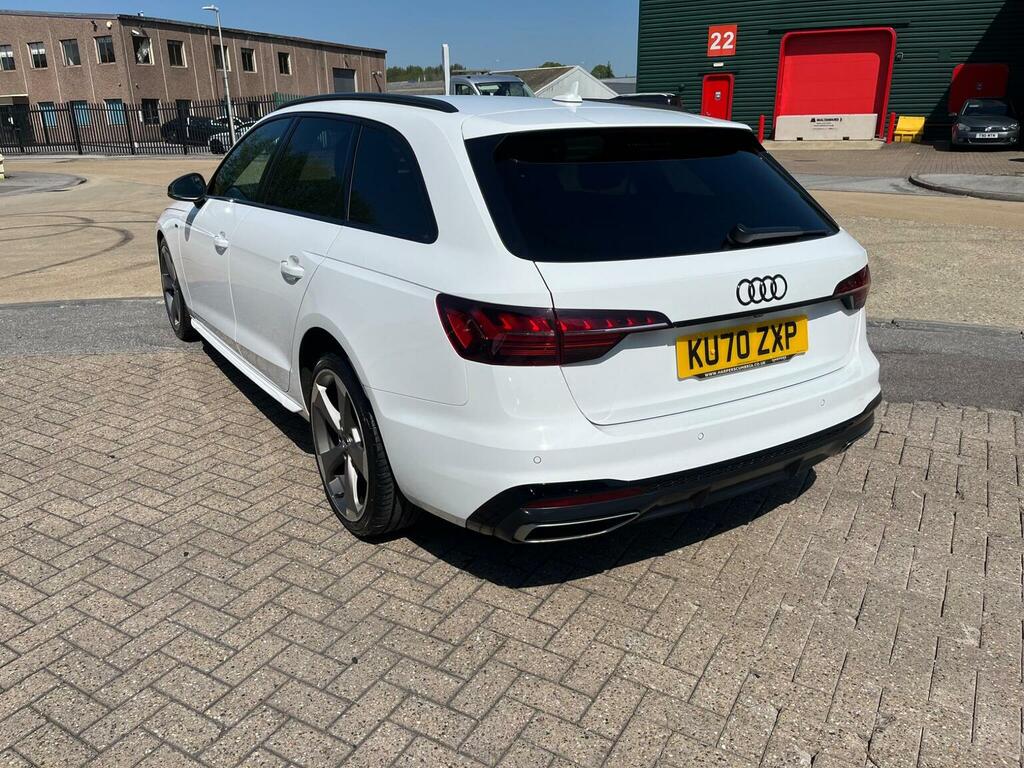Audi A4 Avant Estate 2.0 Tdi 35 Black Edition S Tronic Euro 6 S KU70ZXP White #4
