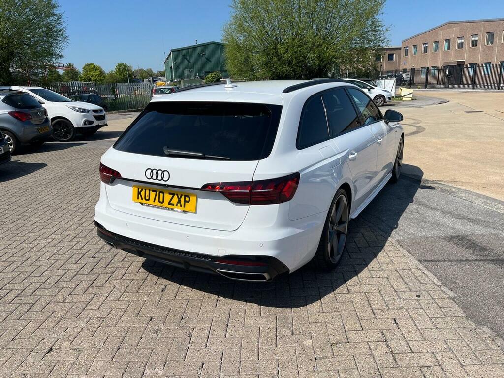 Audi A4 Avant Estate 2.0 Tdi 35 Black Edition S Tronic Euro 6 S KU70ZXP White #6