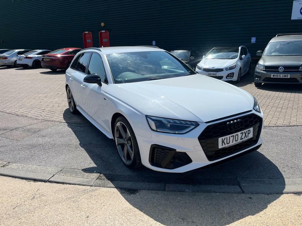 Audi A4 Avant Estate 2.0 Tdi 35 Black Edition S Tronic Euro 6 S White