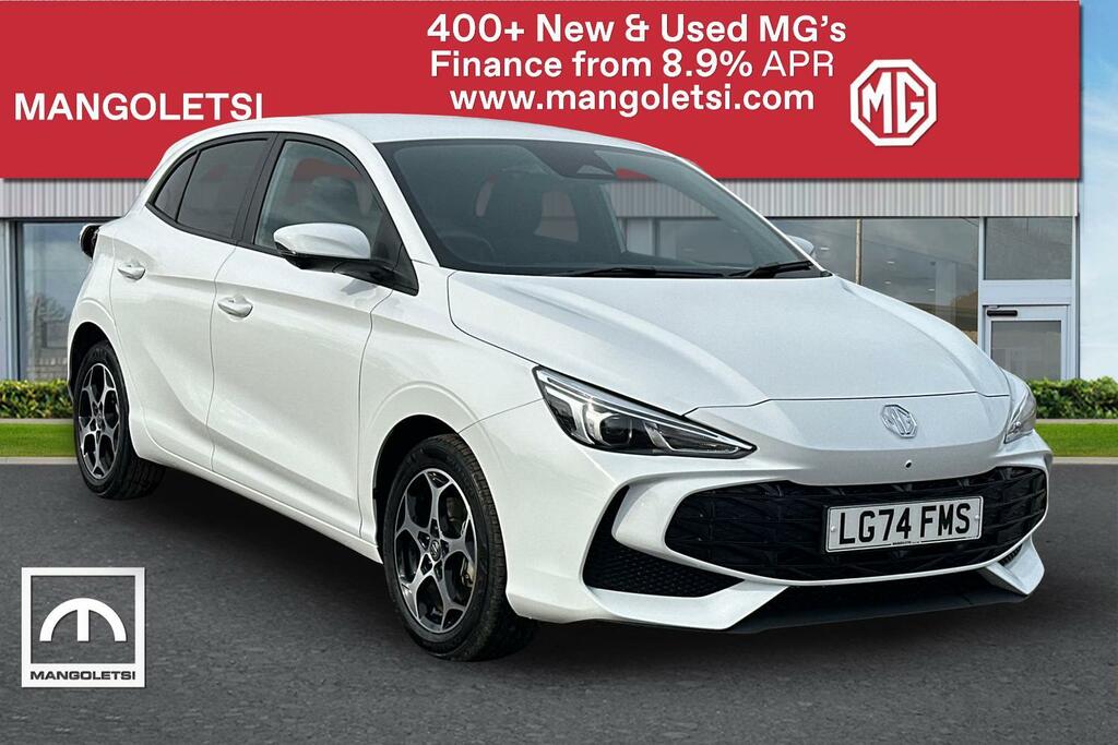 MG MG3 1.5 Hybrid Trophy Euro 6 Ss White