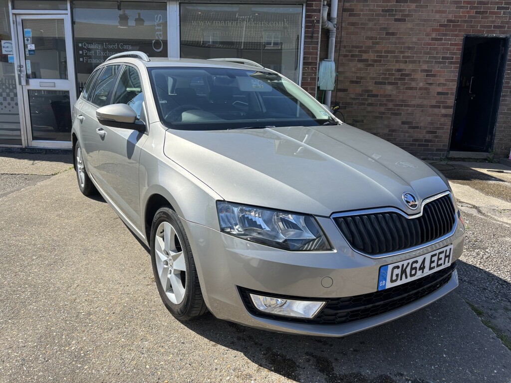 Skoda Octavia Estate 1.6 Tdi Se 2014 Beige #3