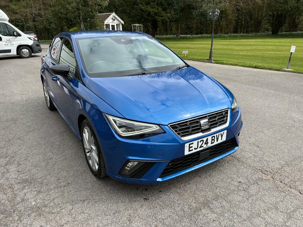 Seat Ibiza 1.0 Tsi Fr Hatchback Dsg Euro 6 Ss EJ24BVY Blue #5