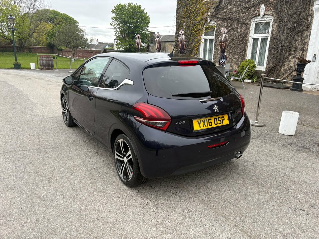 Peugeot 208 1.2 Puretech Gt Line Hatchback E YX16OSP Blue #3