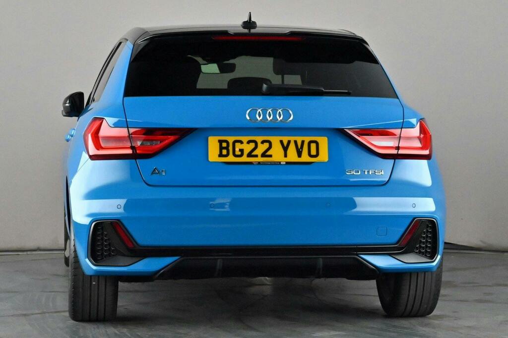 Audi A1 1.0 Tfsi 30 Black Edition Sportback S T BG22YVO Blue #5