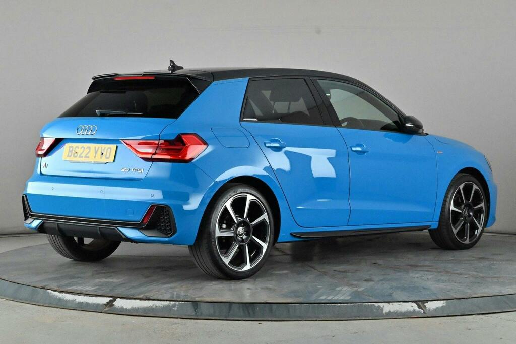Audi A1 1.0 Tfsi 30 Black Edition Sportback S T BG22YVO Blue #6