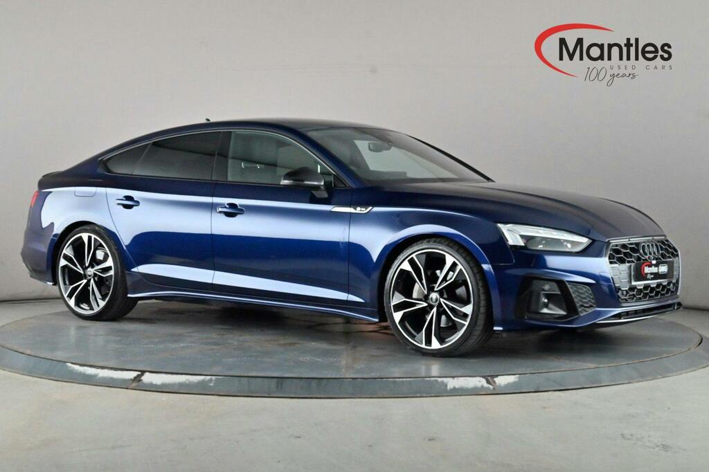 Audi A5 2.0 Tfsi 40 Black Edition Sportback S T Blue