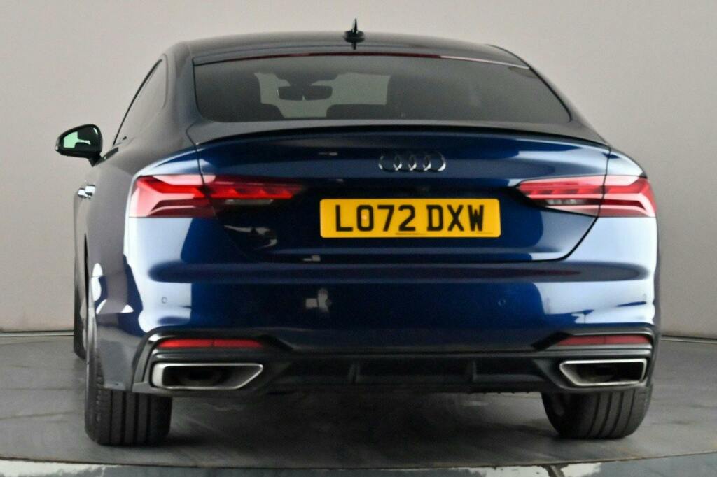 Audi A5 2.0 Tfsi 40 Black Edition Sportback S T LO72DXW Blue #5