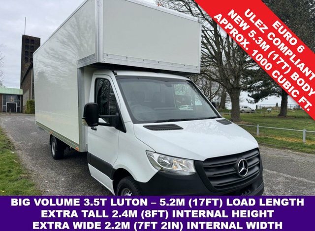 Mercedes-Benz Sprinter 2.1 315Cdi New Extra Long 5.2M 17Ft Luton Dropwe White