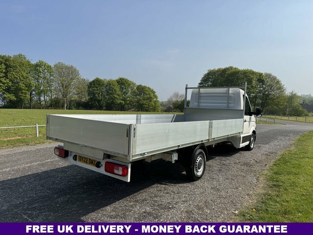 Volkswagen Crafter 2.0 Tdi Cr35 3.5T. Lwb 5.2M. 17Ft Dropside Air C White