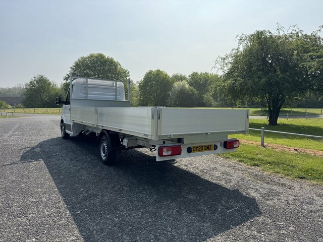 Volkswagen Crafter 2.0 Tdi Cr35 3.5T. Lwb 5.2M. 17Ft Dropside Air C DY22DMZ White #6