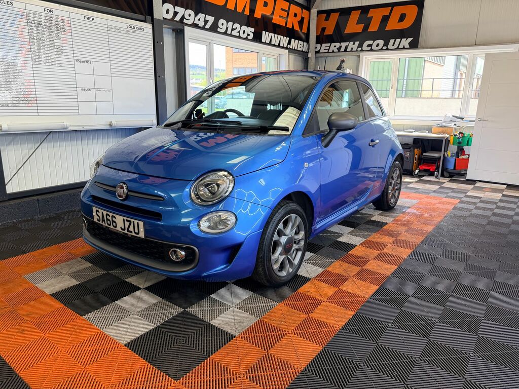 Fiat 500 500 Hatchback SA66JZU Blue #2