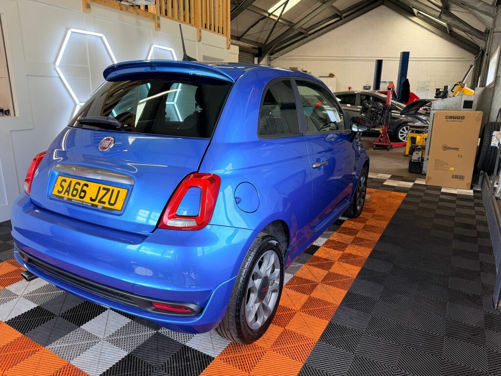 Fiat 500 500 Hatchback SA66JZU Blue #4