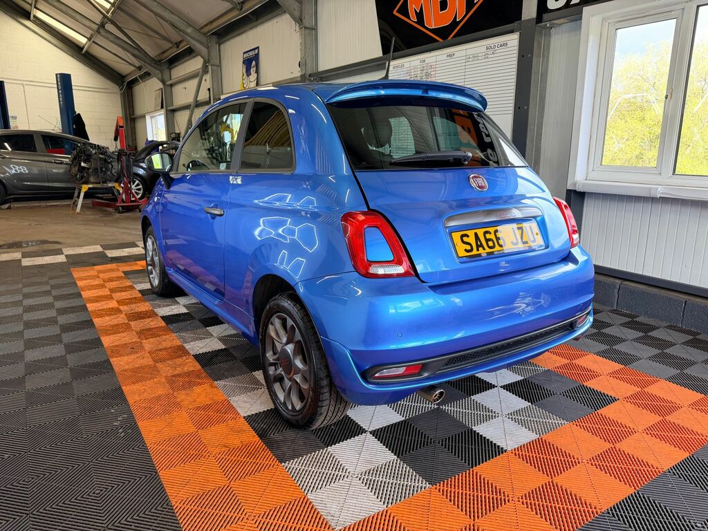 Fiat 500 500 Hatchback SA66JZU Blue #3