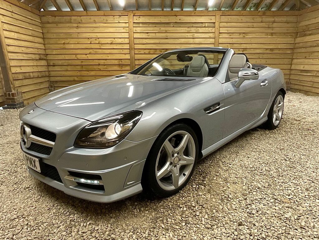Mercedes-Benz SLK Slk200 Amg Sport Convertible Silver #3