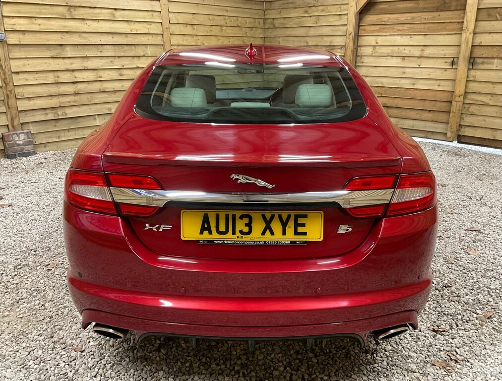 Jaguar XF S V6 Portfolio Saloon Red #6