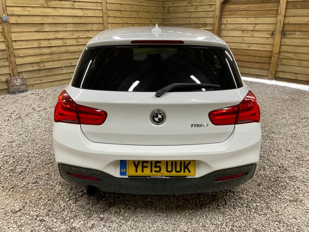 BMW 1 Series 116D M Sport Hatchback YF15UUK White #5