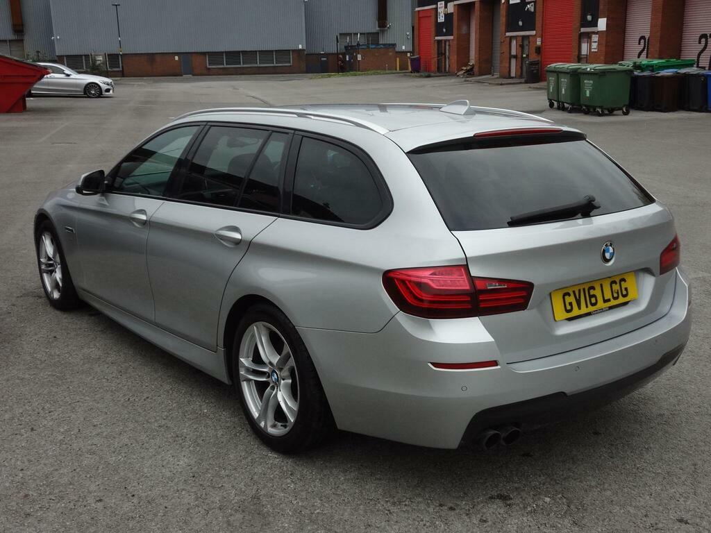 BMW 5 Series 2.0 520D M Sport Touring Euro 6 S S GV16LGG Silver #5