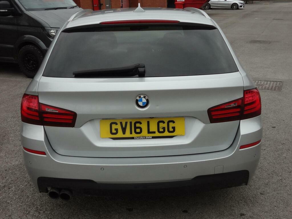 BMW 5 Series 2.0 520D M Sport Touring Euro 6 S S GV16LGG Silver #6