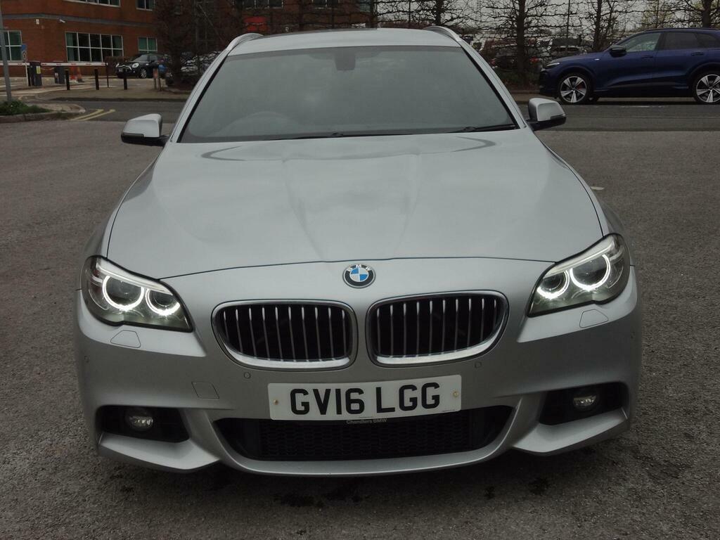BMW 5 Series 2.0 520D M Sport Touring Euro 6 S S GV16LGG Silver #3