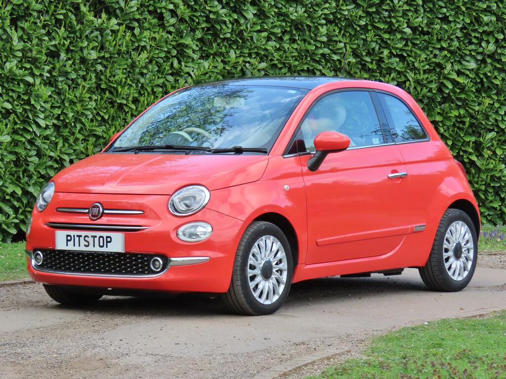 Fiat 500 1.2 Lounge Hatchback Euro 6 Ss LD65JGU Pink #2